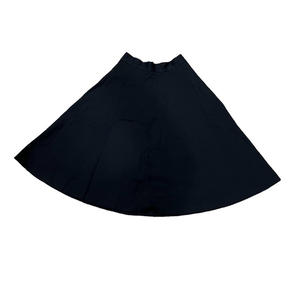 Banana Republic Black Midi Swing Skirt Size 4 Women’s - Picture 1 of 5